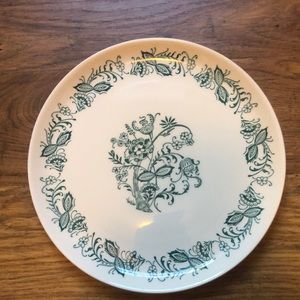 Pretty French Saxon China Plate